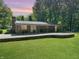 Ranch style home featuring a brick exterior, covered porch, and meticulously manicured lawn at 2548 N Letterman Rd, Paragon, IN 46166