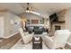 Cozy living room with fireplace, plush seating, and stylish decor, perfect for relaxation at 35 Valley View, Brownsburg, IN 46112