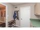 Mudroom has a convenient shoe rack and coat hooks at 35 Valley View, Brownsburg, IN 46112