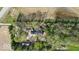 Stunning aerial view showcasing the property's layout amidst lush greenery and neighboring farmland at 3868 E Worthsville Rd, Whiteland, IN 46184