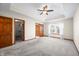 Spacious main bedroom features a walk-in closet and plenty of natural light at 40 Clear Spring Ln, Trafalgar, IN 46181