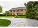 Charming two-story brick home with manicured landscaping and a welcoming entrance at 5356 S Us 421, Zionsville, IN 46077