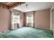 Standard bedroom with two windows, sheer curtains, and light pink walls at 5356 S U.S. Highway 421, Zionsville, IN 46077