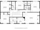 Detailed floor plan showcasing the layout of the bedrooms, bathrooms, and common areas in the home at 5356 S U.S. Highway 421, Zionsville, IN 46077