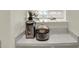 Stylish countertop showcases modern appliances and a plant, creating an inviting atmosphere at 5366 Laurel Crest Run, Noblesville, IN 46062