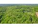 Aerial view of a home surrounded by lush greenery and mature trees in a secluded location at 5920 Crooked Creek E Dr, Martinsville, IN 46151