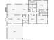 Detailed floorplan showcasing the layout of a house with labeled rooms and dimensions at 5979 E Oak Hl Dr, Plainfield, IN 46168