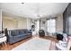 Cozy living room area with neutral decor, a soft couch and modern decor at 6374 Timberbluff Cir, Avon, IN 46123
