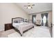 A main bedroom with vaulted ceilings, neutral tones, and plenty of natural light at 6374 Timberbluff Cir, Avon, IN 46123