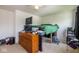 Bedroom featuring bed and dresser; equipped with overhead lighting at 6683 School Branch Dr, Brownsburg, IN 46112
