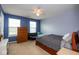 Bedroom featuring a bed, a futon and natural light at 6683 School Branch Dr, Brownsburg, IN 46112