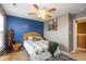 Comfortable bedroom featuring soft lighting and decor accents at 6683 School Branch Dr, Brownsburg, IN 46112