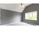 Bedroom features neutral walls, carpet, window, and a ceiling fan at 7372 Fox Hollow Rdg, Zionsville, IN 46077