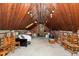 Spacious attic with an organized space for reading and relaxing at 7730 Bear Creek Rd, Morgantown, IN 46160