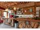 Kitchen area featuring wood accents, lots of counter space and vintage decor at 7730 Bear Creek Rd, Morgantown, IN 46160