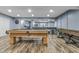 Finished basement game room features a pool table and shuffleboard at 952 Workington Cir, Westfield, IN 46074