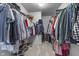 Spacious walk-in closet with ample storage for clothes and shoes at 952 Workington Cir, Westfield, IN 46074