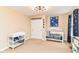 Charming Bedroom with a white crib, changing table, and plenty of storage space at 9860 Gallop Ln, Fishers, IN 46040