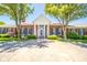 Beautiful brick home with manicured landscaping and a charming front porch, perfect for relaxing at 1105 Deer Creek Dr, Anderson, IN 46011