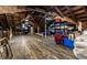Large attic featuring exposed wood beams and wooden floors; great for storage at 114 E 44Th St, Indianapolis, IN 46205
