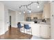 Modern kitchen with a large island, sleek appliances, and ample cabinet space at 1311 E Michigan St, Indianapolis, IN 46202