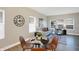 Cozy living room with a comfortable sofa, stylish rug, and plenty of natural light from the windows at 1429 Deloss St, Indianapolis, IN 46201