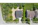 Bird's eye view of house with dark roof, surrounded by lawns and neighboring houses at 19570 Forsythe Dr, Noblesville, IN 46060