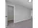 Bedroom featuring neutral paint, plush carpeting, and closet with shelving at 19570 Forsythe Dr, Noblesville, IN 46060