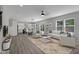 Spacious living area seamlessly integrates with the kitchen, offering a perfect setting for relaxation and entertaining at 19570 Forsythe Dr, Noblesville, IN 46060