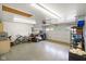 Spacious garage featuring ample storage space, room for multiple vehicles, and a clean, organized layout at 204 Oakview Dr, Mooresville, IN 46158