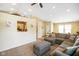 Inviting living room featuring plush seating, neutral décor, and plenty of natural light at 204 Oakview Dr, Mooresville, IN 46158