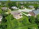 Spacious fenced backyard with patio and playground, surrounded by lush landscaping in a well-maintained neighborhood at 2219 Stone Manor Ct, Avon, IN 46123