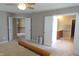 Spacious bedroom with en-suite bathroom and walk-in closet at 2219 Stone Manor Ct, Avon, IN 46123