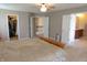 Main bedroom showing walk-in closet and an en-suite bathroom at 2219 Stone Manor Ct, Avon, IN 46123