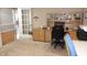 Bright home office space with built-in desk and storage at 2219 Stone Manor Ct, Avon, IN 46123