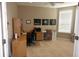 Comfortable home office with ample workspace and natural light at 2219 Stone Manor Ct, Avon, IN 46123