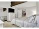 Bedroom featuring a dresser with TV and closet at 3002 Horse Hill W Dr, Indianapolis, IN 46214