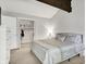 Bedroom with large bed, dresser and walk-in closet at 3002 Horse Hill W Dr, Indianapolis, IN 46214
