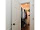 Walk-in closet with ample storage space for clothes and accessories at 3021 Eastern Ave, Indianapolis, IN 46218