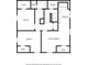 Second floor plan featuring bedrooms and bathrooms at 3216 N Kenwood Ave, Indianapolis, IN 46208