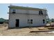 Two-story home showing its exterior with siding, highlighting its construction phase with ladders present at 3321 Godby Dr, Sheridan, IN 46069