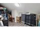 Attic space with hardwood floors, storage, and vaulted ceilings at 3341 Enclave Xing, Greenwood, IN 46143