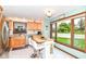 Kitchen offers stainless steel appliances and light wood cabinetry at 436 Maria Dr, Greenwood, IN 46143