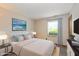 Bright bedroom with a plush rug and large windows, creating a cozy and inviting space at 6138 Bartley Ct, Indianapolis, IN 46236