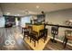 Finished basement area with full wet bar, seating, and entertainment area at 6155 W Bayfront, McCordsville, IN 46055