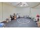 Spacious basement playroom with a neutral palette and room to play at 6648 Westminster Dr, Zionsville, IN 46077