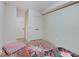 Bedroom showing a decorative area rug and comfortable pillows near closets for a relaxing retreat at 6648 Westminster Dr, Zionsville, IN 46077