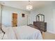 Bedroom with large dresser, neutral carpet, and light walls at 6648 Westminster Dr, Zionsville, IN 46077