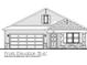 A charming home with a two-car garage and a dormer window at 6712 Rawlings Ln, Indianapolis, IN 46221