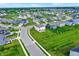 Aerial view of a quiet suburban community with well-manicured lawns and contemporary homes at 6843 Black Cherry Ter, Brownsburg, IN 46112